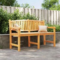 vidaXL Gartenbank 149,5x60x90 cm Massivholz Teak