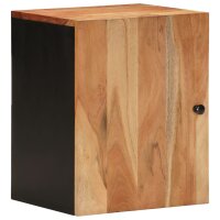 vidaXL Bad-Wandschrank 38x33x48 cm Massivholz Akazie