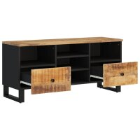 vidaXL TV-Schrank 100x33x46 cm Massivholz Mango &amp; Holzwerkstoff