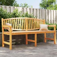 vidaXL Gartenbank 179,5x60x90 cm Massivholz Teak