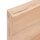 vidaXL Tischplatte 100x60x6 cm Massivholz Eiche Behandelt Baumkante