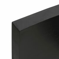 vidaXL Tischplatte 40x40x6 cm Massivholz Eiche Behandelt Baumkante