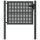 vidaXL Gartentor Anthrazit 105x125 cm Stahl