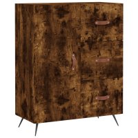 vidaXL Sideboard Räuchereiche 69,5x34x90 cm...