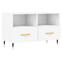 vidaXL TV-Schrank Wei&szlig; 80x36x50 cm Holzwerkstoff