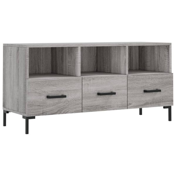 vidaXL TV-Schrank Grau Sonoma 102x36x50 cm Holzwerkstoff