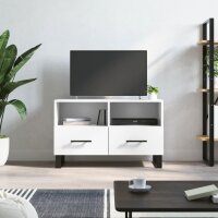 vidaXL TV-Schrank Wei&szlig; 80x36x50 cm Holzwerkstoff