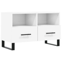 vidaXL TV-Schrank Wei&szlig; 80x36x50 cm Holzwerkstoff