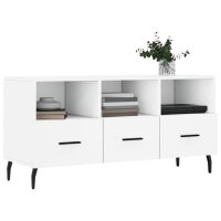 vidaXL TV-Schrank Wei&szlig; 102x36x50 cm Holzwerkstoff