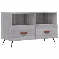 vidaXL TV-Schrank Grau Sonoma 80x36x50 cm Holzwerkstoff