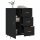 vidaXL Sideboard Schwarz 69,5x34x90 cm Holzwerkstoff