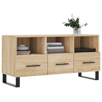 vidaXL TV-Schrank Sonoma-Eiche 102x36x50 cm Holzwerkstoff