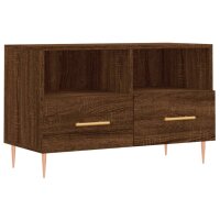 vidaXL TV-Schrank Braun Eichen-Optik 80x36x50 cm Holzwerkstoff