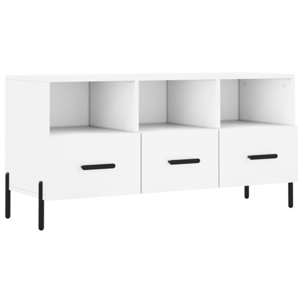 vidaXL TV-Schrank Wei&szlig; 102x36x50 cm Holzwerkstoff