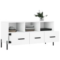 vidaXL TV-Schrank Wei&szlig; 102x36x50 cm Holzwerkstoff