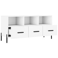 vidaXL TV-Schrank Wei&szlig; 102x36x50 cm Holzwerkstoff