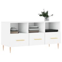 vidaXL TV-Schrank Wei&szlig; 102x36x50 cm Holzwerkstoff