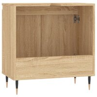 vidaXL Badschrank Sonoma-Eiche 58x33x60 cm Holzwerkstoff