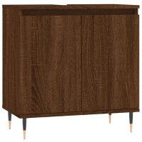 vidaXL Badschrank Braun Eichen-Optik 58x33x60 cm...