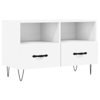 vidaXL TV-Schrank Wei&szlig; 80x36x50 cm Holzwerkstoff