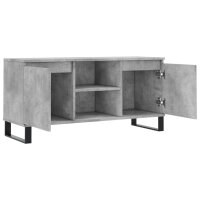 vidaXL TV-Schrank Betongrau 104x35x50 cm Holzwerkstoff