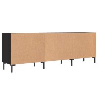 vidaXL TV-Schrank Schwarz 150x30x50 cm Holzwerkstoff