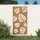 vidaXL Garten-Wanddeko 105x155 cm Cortenstahl Blatt-Design