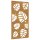 vidaXL Garten-Wanddeko 105x155 cm Cortenstahl Blatt-Design