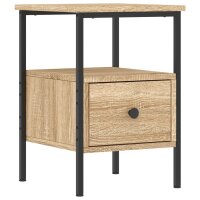 vidaXL Nachttisch Sonoma-Eiche 34x36x50 cm Holzwerkstoff