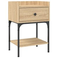 vidaXL Nachttisch Sonoma-Eiche 40,5x31x60 cm Holzwerkstoff