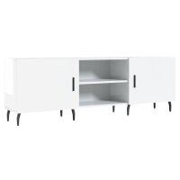 vidaXL TV-Schrank Hochglanz-Wei&szlig; 150x30x50 cm Holzwerkstoff