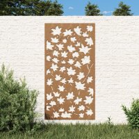 vidaXL Garten-Wanddeko 105x55 cm Cortenstahl...