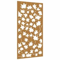 vidaXL Garten-Wanddeko 105x55 cm Cortenstahl...