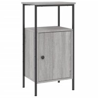 vidaXL Nachttisch Grau Sonoma-Eiche 41x31x80 cm...