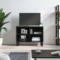 vidaXL TV-Schrank Schwarz 69,5x30x50 cm Holzwerkstoff