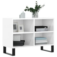 vidaXL TV-Schrank Hochglanz-Wei&szlig; 69,5x30x50 cm Holzwerkstoff