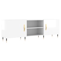 vidaXL TV-Schrank Hochglanz-Wei&szlig; 150x30x50 cm Holzwerkstoff