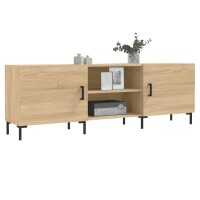 vidaXL TV-Schrank Sonoma-Eiche 150x30x50 cm Holzwerkstoff