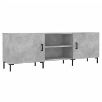 vidaXL TV-Schrank Betongrau 150x30x50 cm Holzwerkstoff