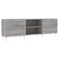 vidaXL TV-Schrank Grau Sonoma 150x30x50 cm Holzwerkstoff