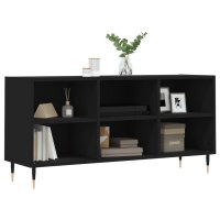 vidaXL TV-Schrank Schwarz 103,5x30x50 cm Holzwerkstoff