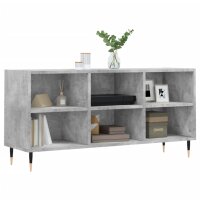 vidaXL TV-Schrank Betongrau 103,5x30x50 cm Holzwerkstoff