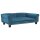 vidaXL Hundebett Blau 95x55x30 cm Samt