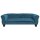 vidaXL Hundebett Blau 95x55x30 cm Samt