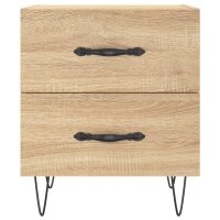 vidaXL Nachttische 2 Stk. Sonoma-Eiche 40x35x47,5 cm Holzwerkstoff