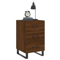 vidaXL Nachttisch Braun Eichen-Optik 40x40x66 cm Holzwerkstoff