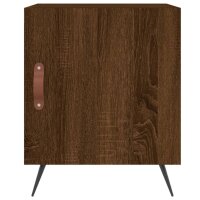 vidaXL Nachttisch Braun Eichen-Optik 40x40x50 cm Holzwerkstoff