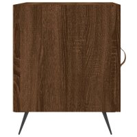 vidaXL Nachttisch Braun Eichen-Optik 40x40x50 cm Holzwerkstoff