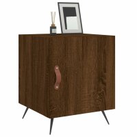 vidaXL Nachttisch Braun Eichen-Optik 40x40x50 cm Holzwerkstoff