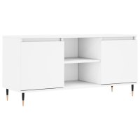 vidaXL TV-Schrank Weiß 104x35x50 cm Holzwerkstoff